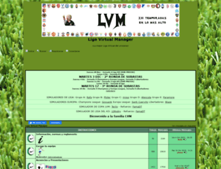 ligavirtualmanager.com screenshot