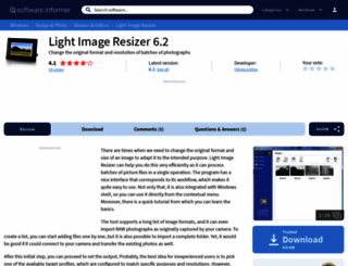 light-image-resizer.informer.com screenshot