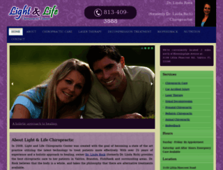 lightandlifechiropractic.com screenshot