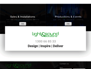 lightandsound.com.au screenshot