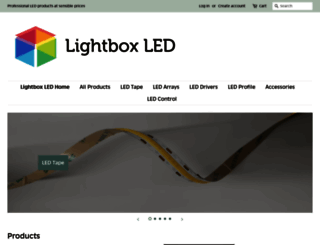lightboxled.co.uk screenshot