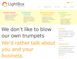 lightboxmarketing.co.uk screenshot