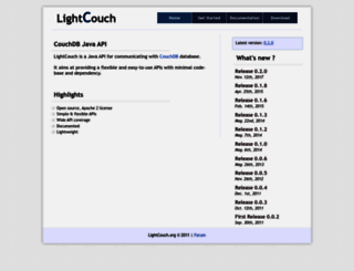 lightcouch.org screenshot