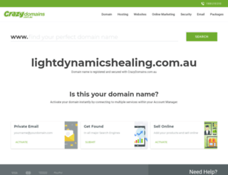 lightdynamicshealing.com.au screenshot