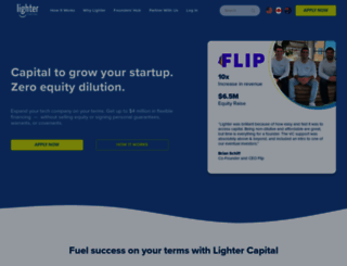 lightercapital.com screenshot