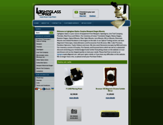 lightglassoptics.com screenshot