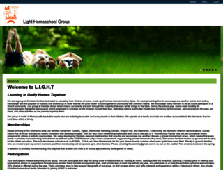 lighthomeschool.net screenshot