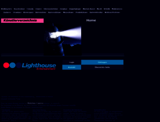 lighthouse-entertainment.de screenshot