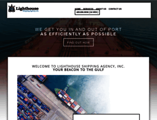 lighthouse-shipping.com screenshot