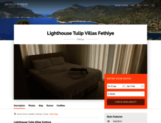 lighthouse-tulip-villas.hotels-fethiye.com screenshot