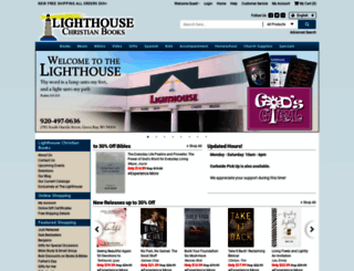 lighthousechristianbooks.com screenshot