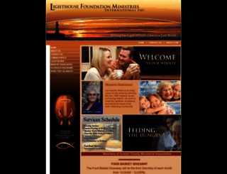 lighthousefoundationministries.org screenshot