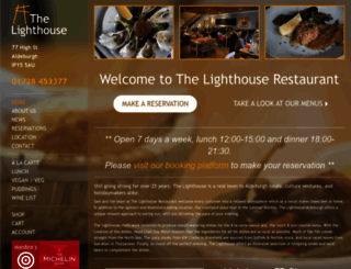 lighthouserestaurant.co.uk screenshot