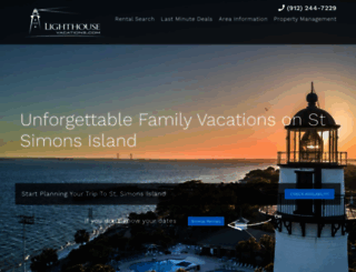lighthousevacations.com screenshot