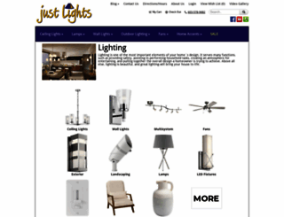 lighting.justlights.com screenshot