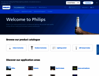 lighting.philips.co.id screenshot