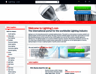 lighting1.com screenshot