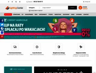 lightingcenter.pl screenshot