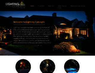 lightingconceptskc.com screenshot
