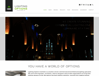 lightingoptionsaustralia.com.au screenshot