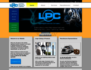 lightingproductsco.com screenshot