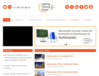 lightingtrainingcenter.com screenshot