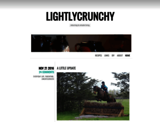 lightlycrunchy.wordpress.com screenshot