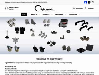 lightmetalsindia.in screenshot