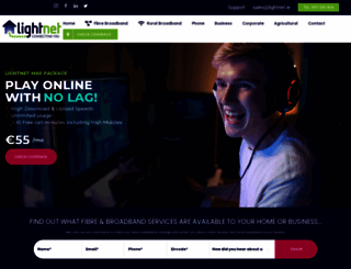 lightnet.ie screenshot