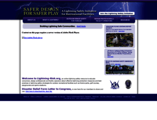 lightning-risk.org screenshot