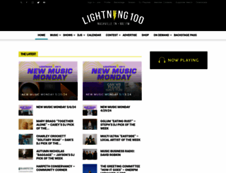 lightning100.com screenshot