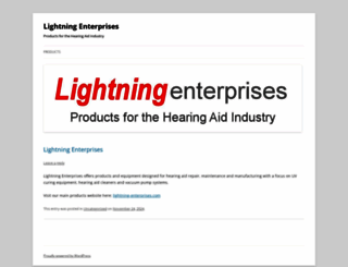 lightningenterprises.com screenshot
