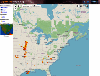lightningmaps.org screenshot