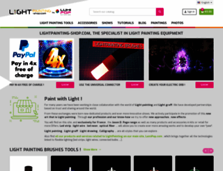 lightpainting-shop.com screenshot