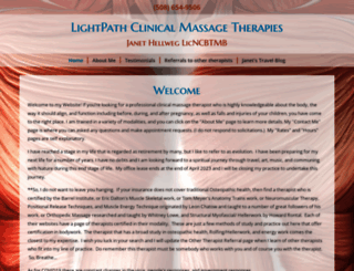 lightpathmassage.com screenshot