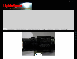 lightsngear.com screenshot