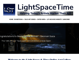 lightspacetime.art screenshot