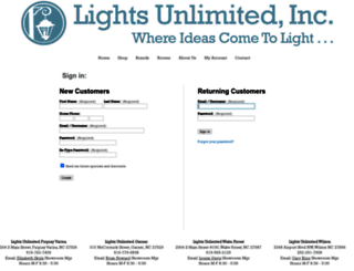 lightsunlimited.xolights.com screenshot