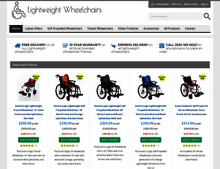 lightweightwheelchairsdirect.co.uk screenshot