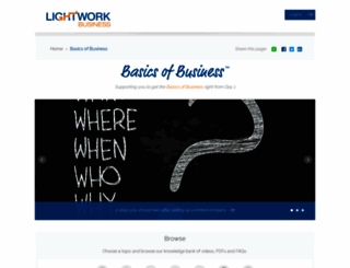 lightworkbusiness.com screenshot