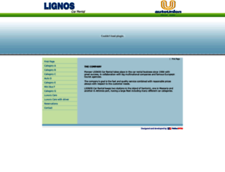 lignos-car-rental.gr screenshot