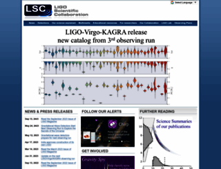 ligo.org screenshot