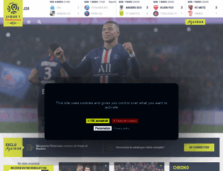 ligue1conforama.fr screenshot