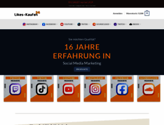 likes-kaufen24.de screenshot