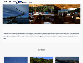 lilayachting.com screenshot