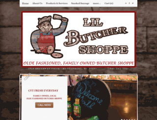 lilbutchershoppe.com screenshot