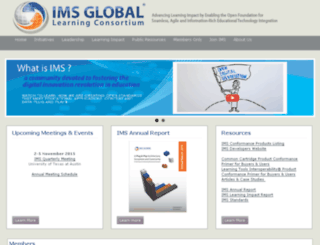 lili15.imsglobal.org screenshot