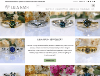 lilianashjewellery.com screenshot
