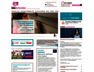lilibricole.com screenshot