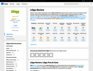 liligo.knoji.com screenshot
